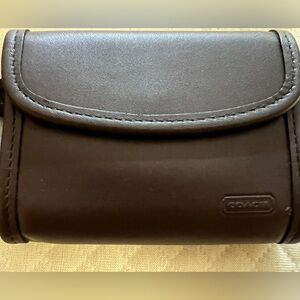 Coach Dark Brown Leather Wallet